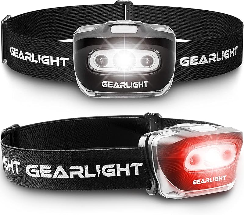 GearLight Headlamp Camping LED Headlight Hunting